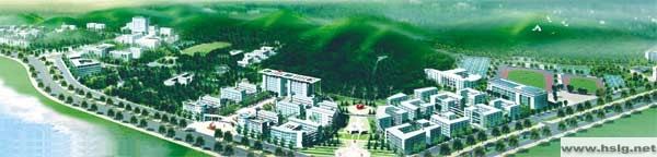 黄石理工学院规划全景图